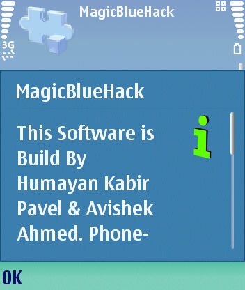 MagicBlueHack v1.0 Application For Java Mobile Phones 1