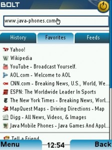 Bolt Browser 1.5 For Java Mobile Phones 1
