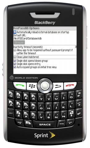 KeePass for Blackberry 1.2.1358 1