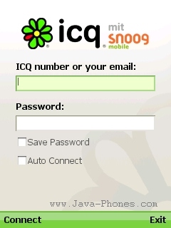 ICQ for Java-Enable Phones