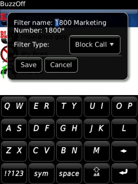 download BuzzOff app for blackberry