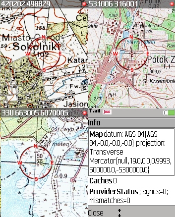 TrekBuddy - GPS tracking and navigation Application For Java Mobile Phones 1