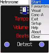 Metronome 2.1.2 - Metronome App with Tempo Detection For Java Mobile Phones 1