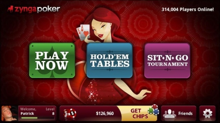 Zynga Poker for Android Phones 1