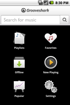 Grooveshark - Music Streaming App For Android Phones 1