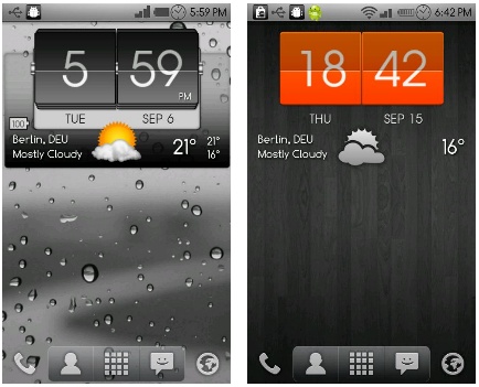 3D Flip Clock & World Weather Widget For Android 1