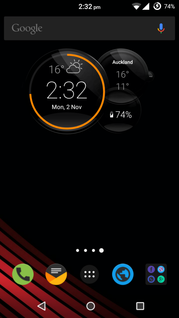 How To Install Motorola Droid Turbo 2 Clock Widget (APK) 1