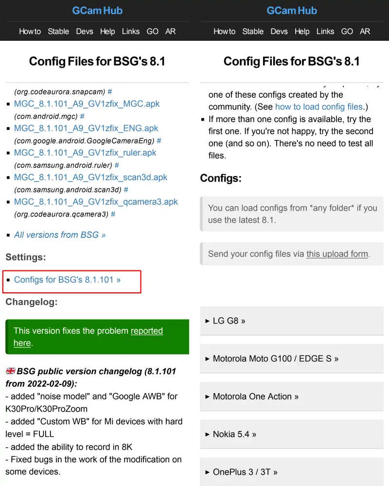 Download Configs File For Google Camera Oppo A15